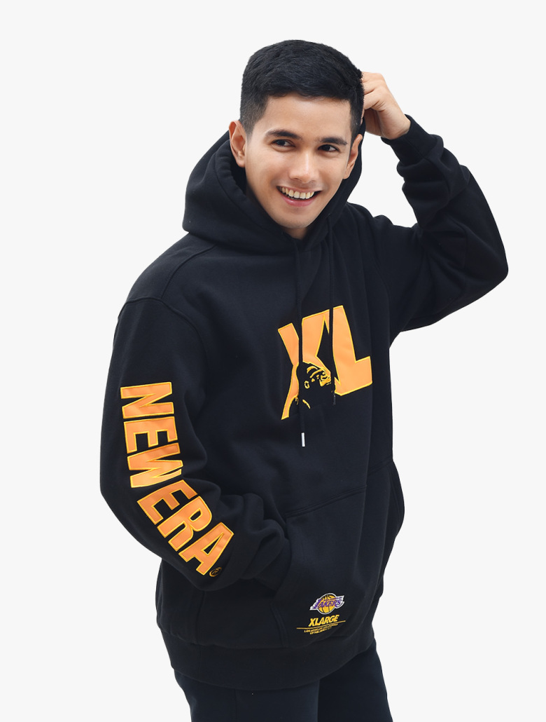 New Era Xlarge Los Angeles Lakers Men S Hoodie Black