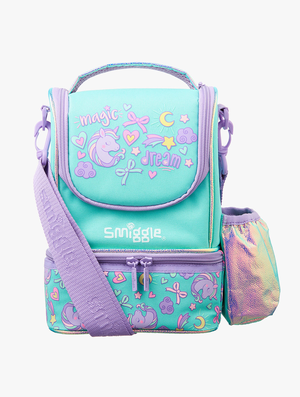 smiggle football lunch bag