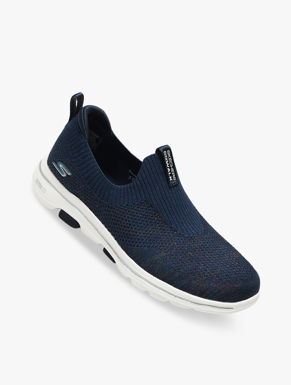 Skechers GOwalk 5 - Sparkly Womens Walking Shoes - Navy