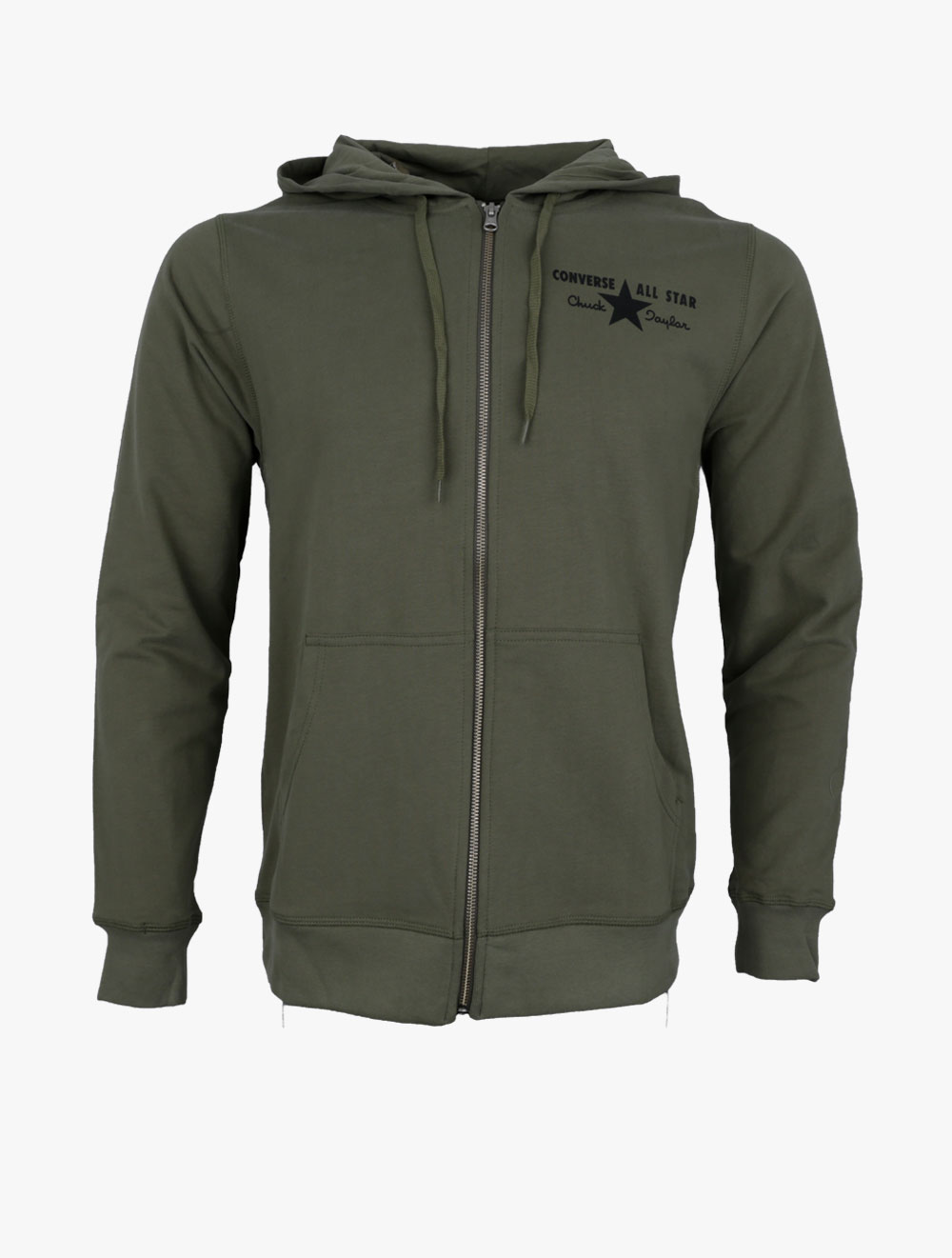 converse hoodie green