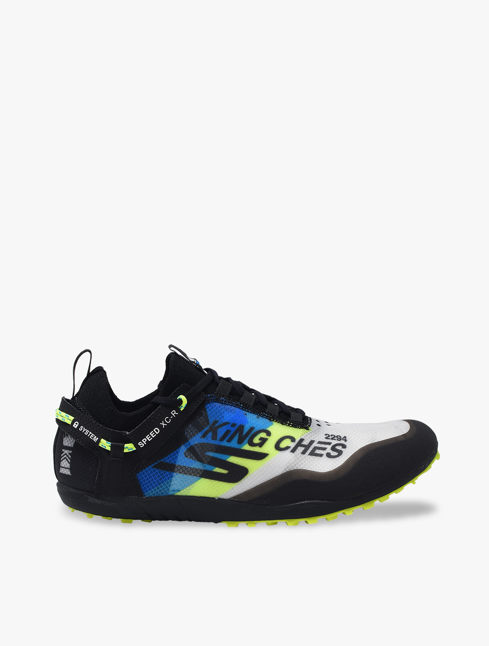 Skechers GOrun Speed XCR Ultra Mens Running Shoes Black Blue