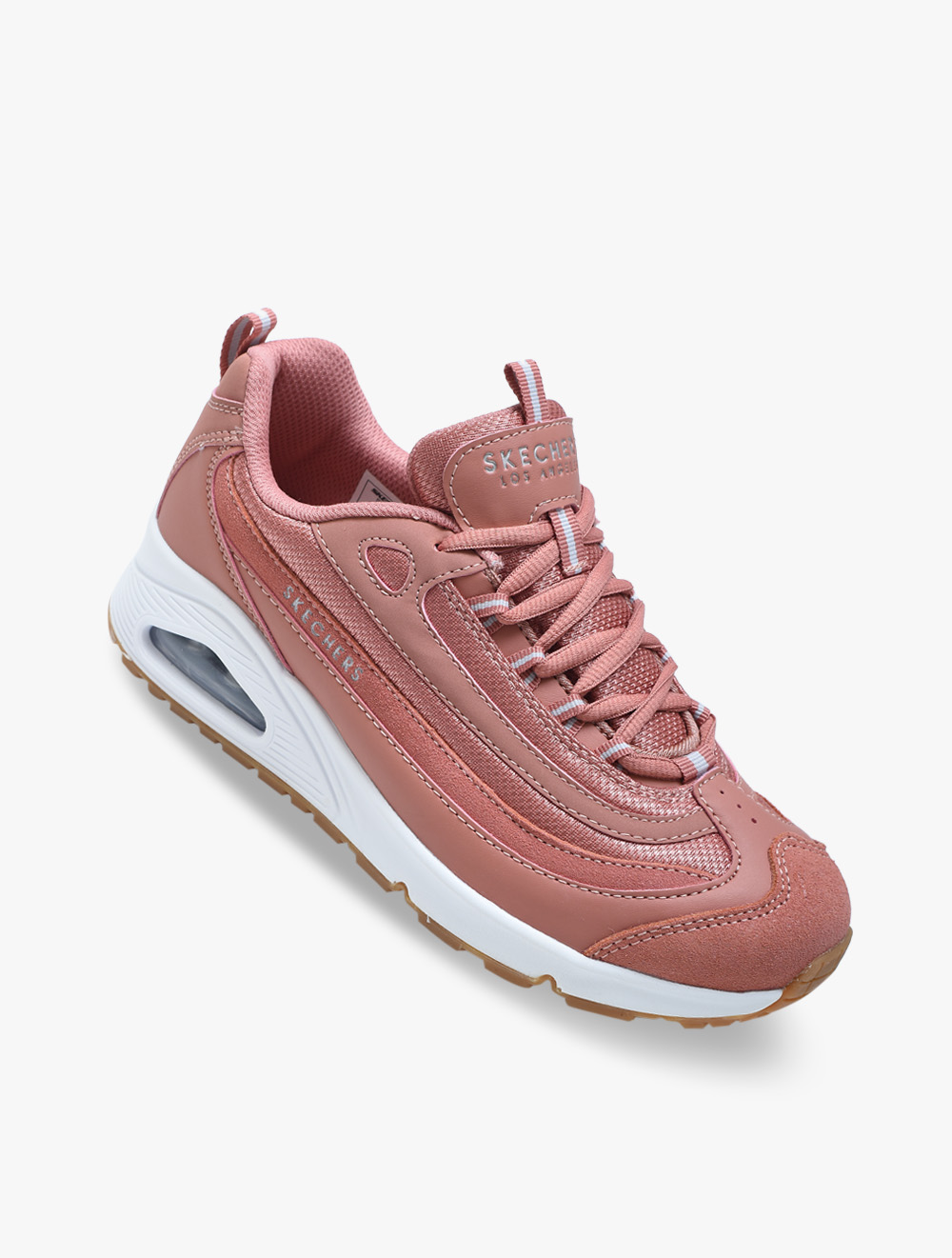 Skechers Uno - Roundabout Womens Sneaker Shoes - Rose