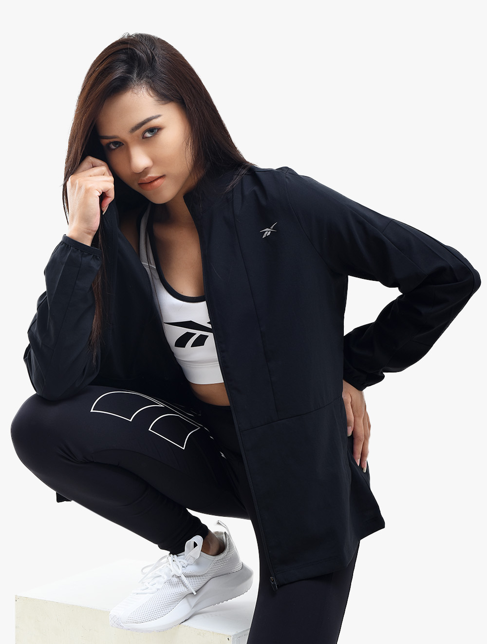 reebok running jacket women's