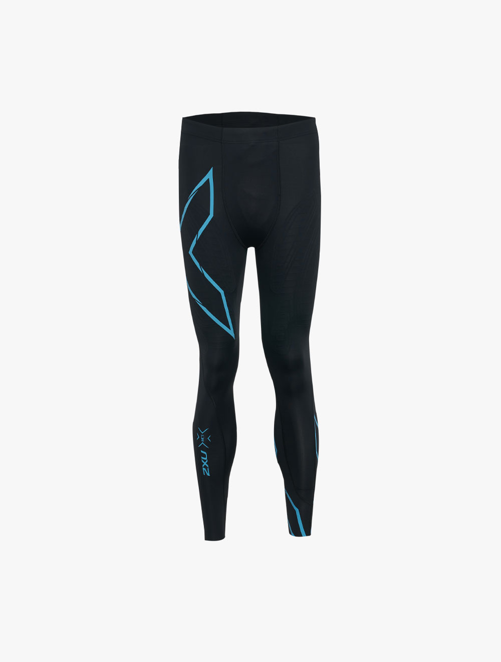 2XU Men's Ma5305b - Mcs Run Compression (With Back Storage) Thighs, Black/Gold Reflective, S EU