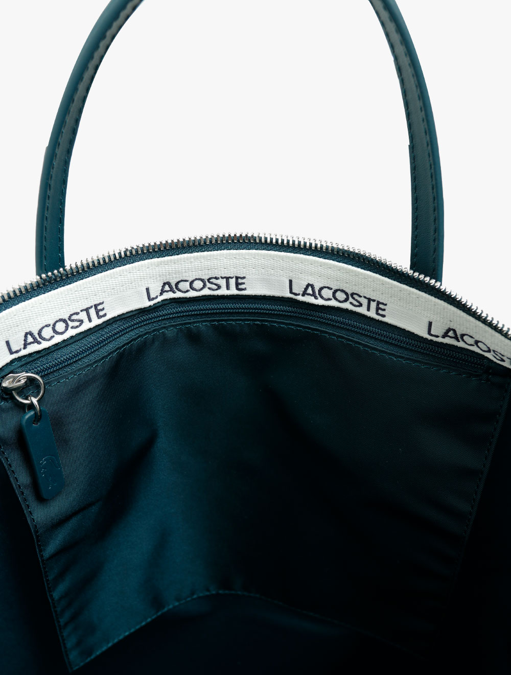 lacoste nylon tote bag