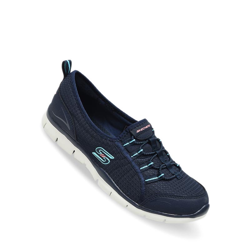 Skechers Gratis - Snazzy Wit Womens Sneaker Shoes - Navy